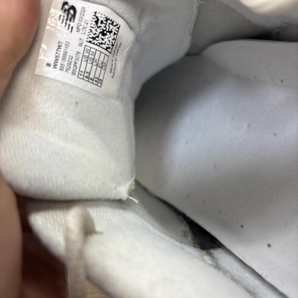 New Balance 577 SL-2 White Leather Walking Sneakers Mens Sz 11 - Picture 13 of 15